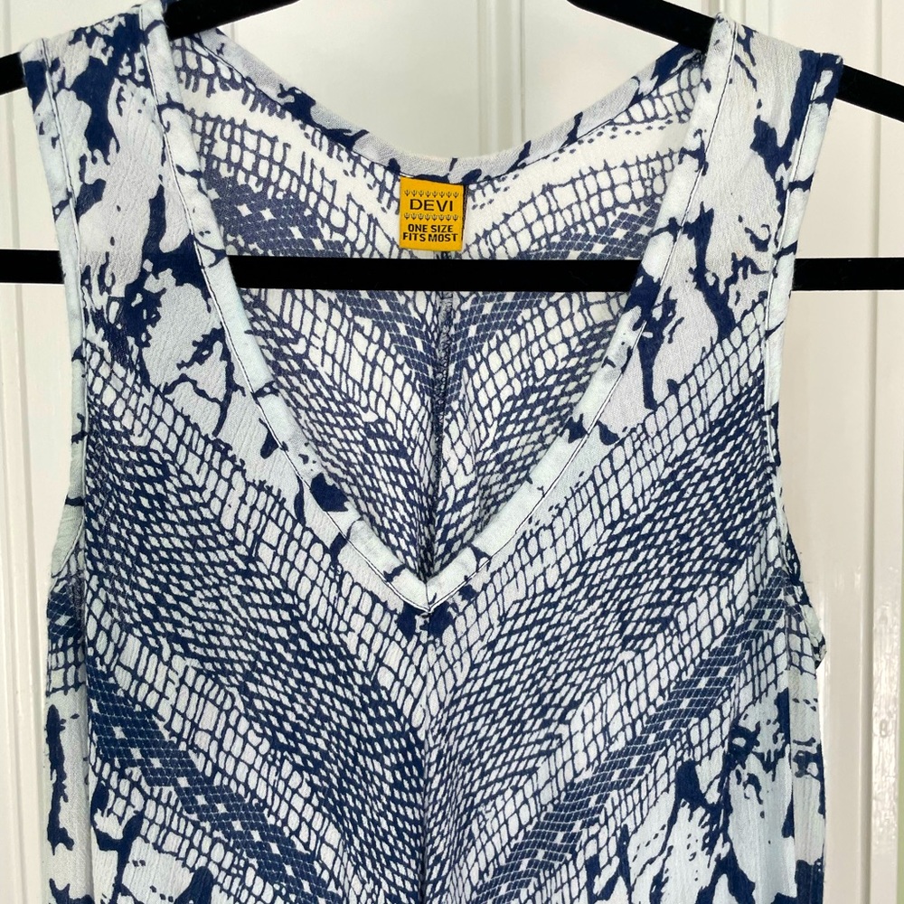 Devi crinkle gauze boho dress